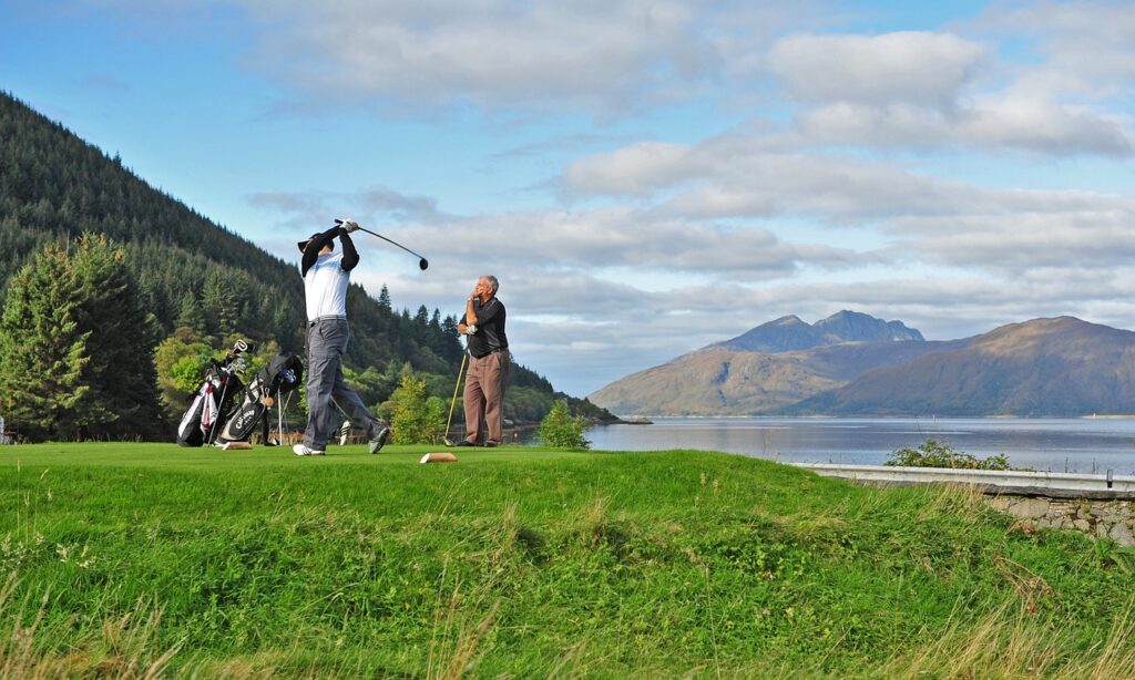 golf scottish golf loch linnhe 1695459