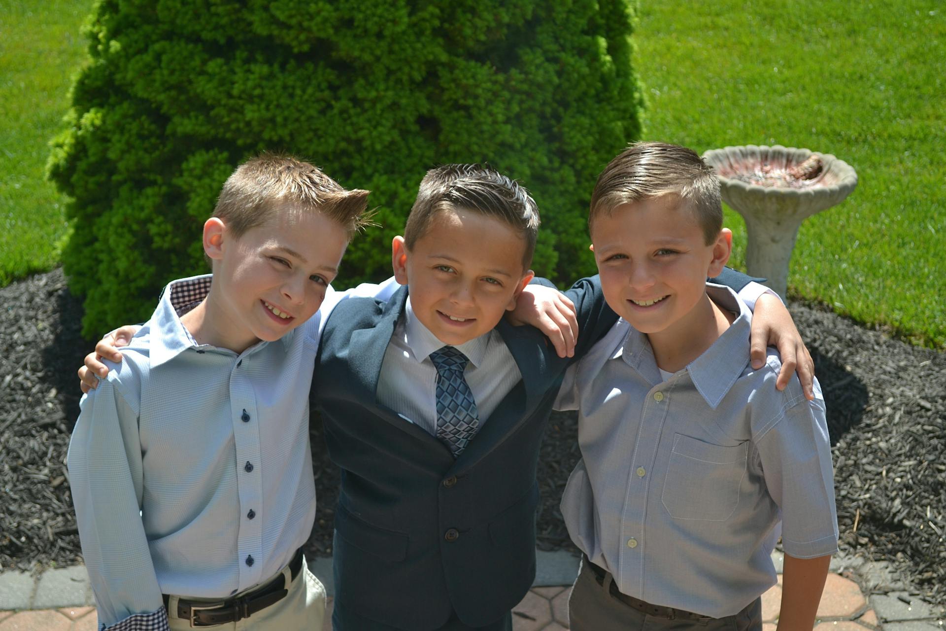 three boys formal